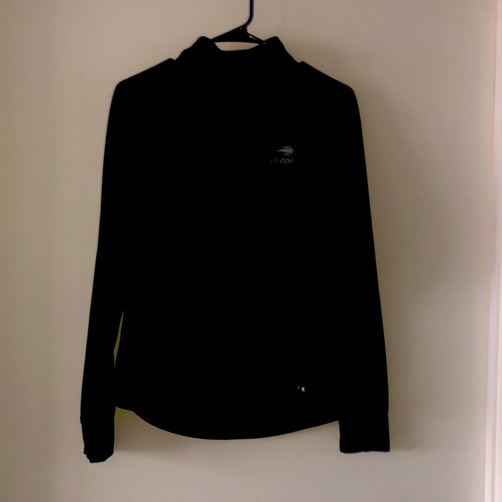 Black US Open tennis quarter zip. NWOT. Like new condition - never worn